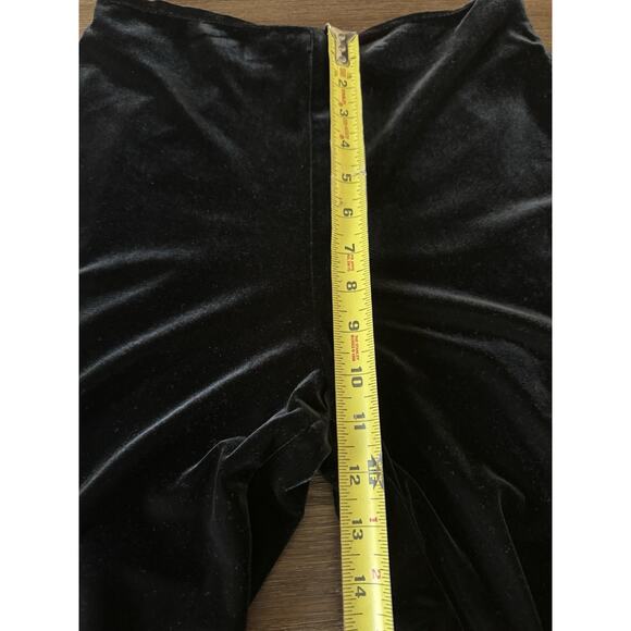 Didier Parakian Velvet Pants US 8 High Waisted Wide Leg Made In France - Picture 8 of 9